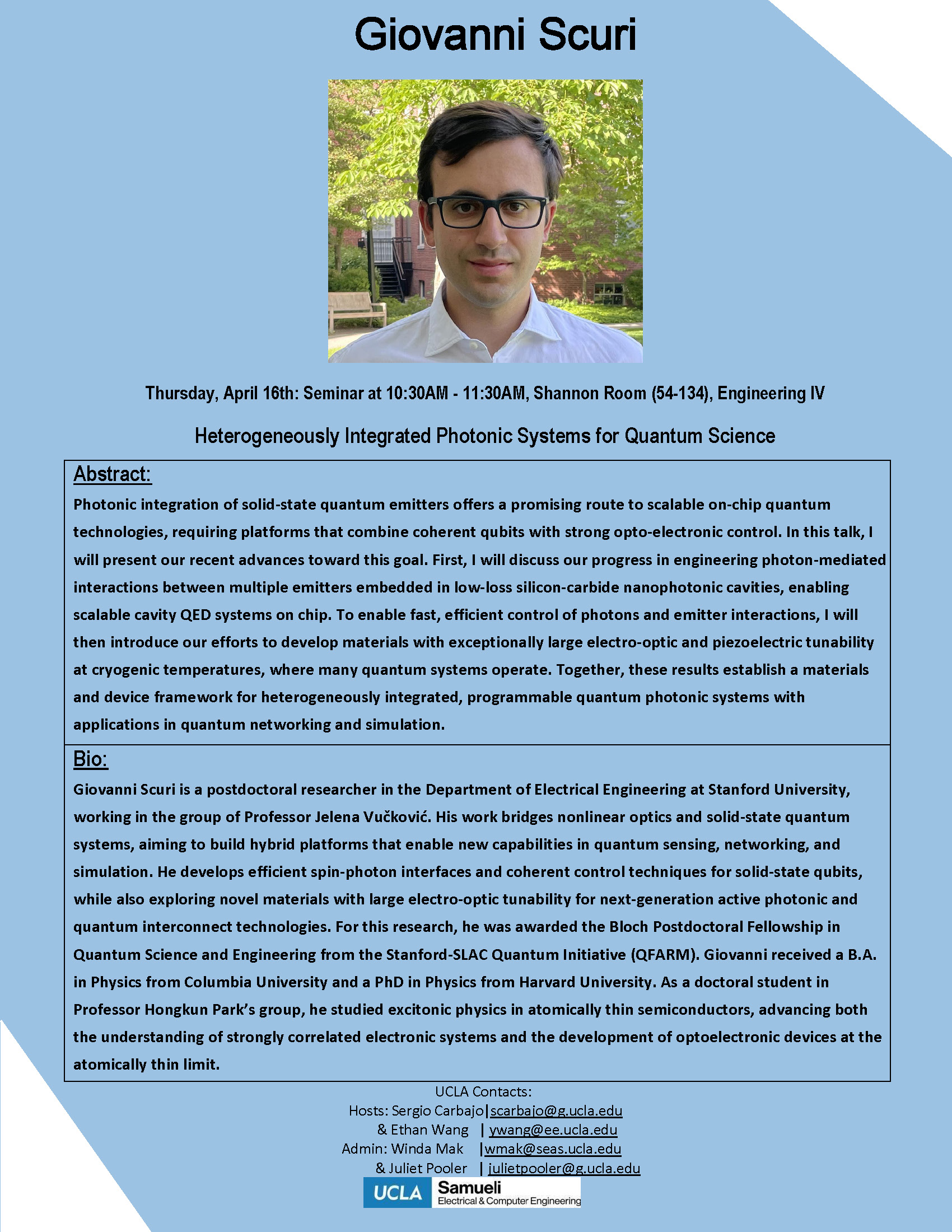 Giovanni Scuri Seminar