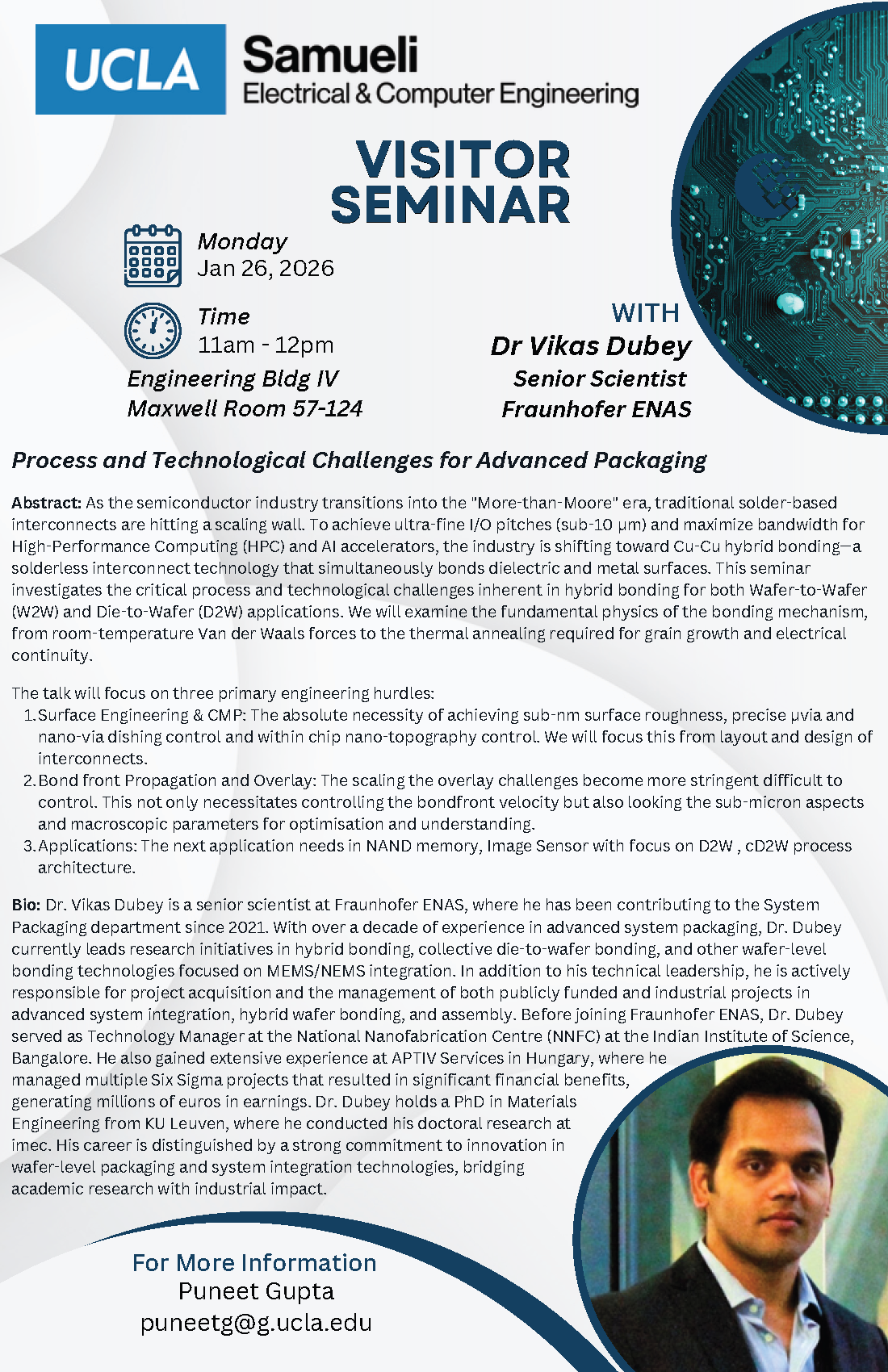 Seminar - Dr Vikas Dubey